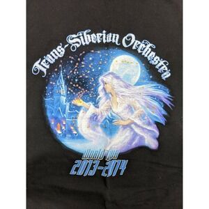 Trans Siberian Orchestra World Tour T Shirt Size Medium Unisex Black 2013 2014